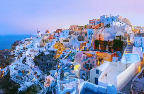 Santorini in Greece